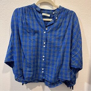 Doen plaid blouse